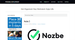 Desktop Screenshot of personaldevelopment.ie